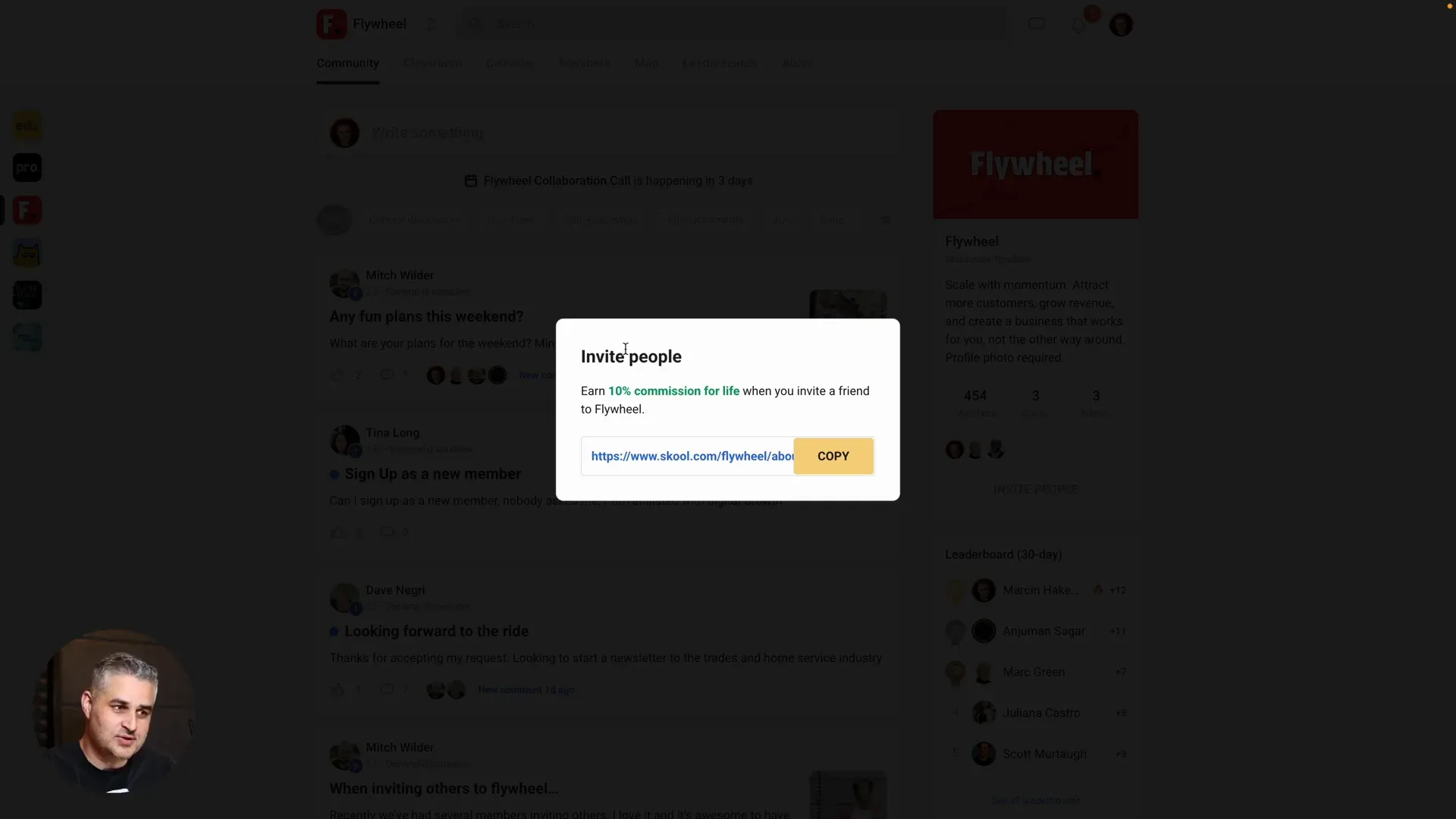 Affiliate links and profile shortcuts