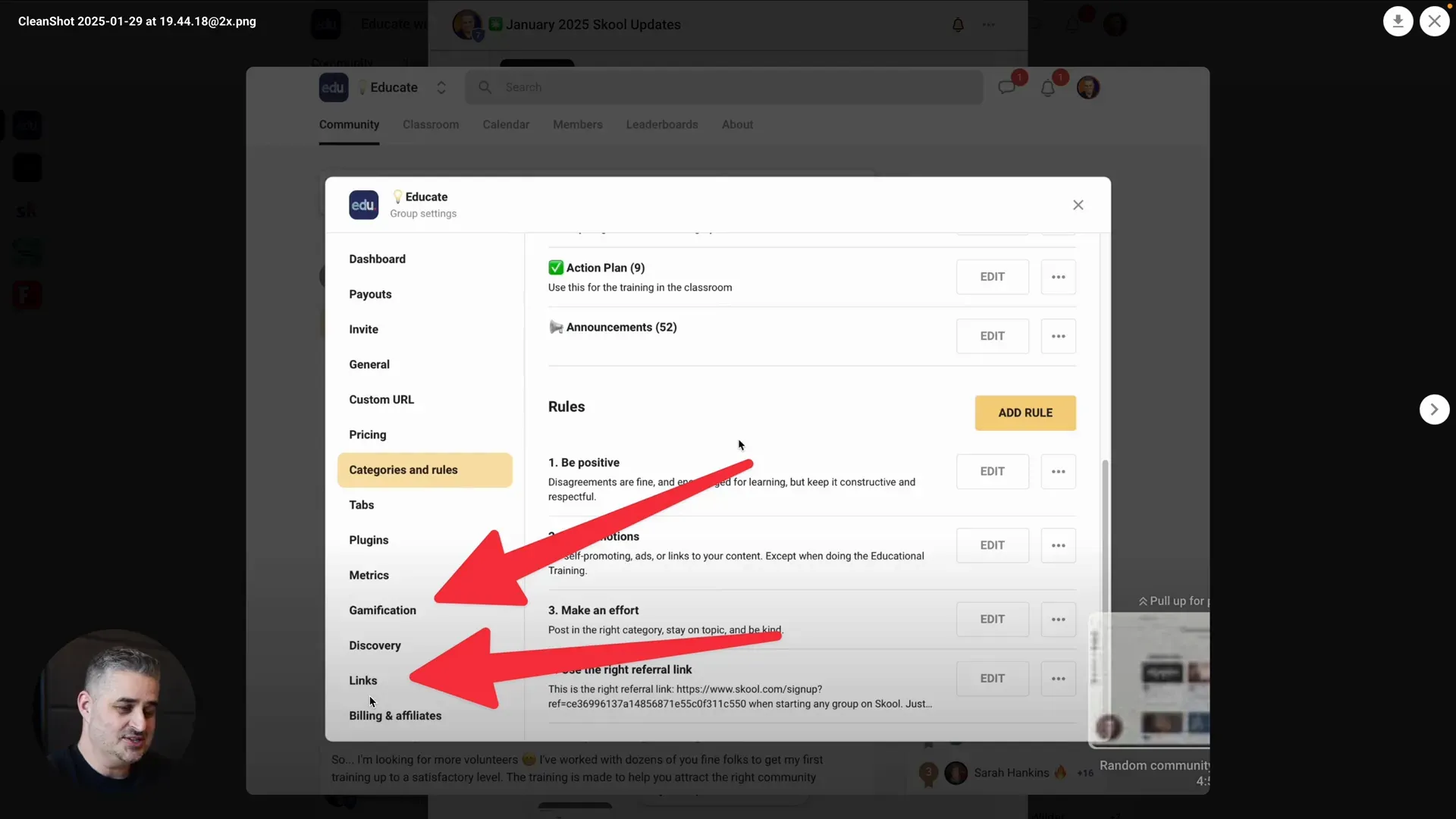 Leaderboard gamification feature