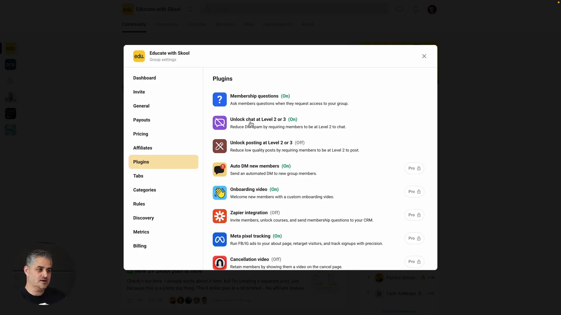 List of plugins and features available in Pro vs Hobby plans